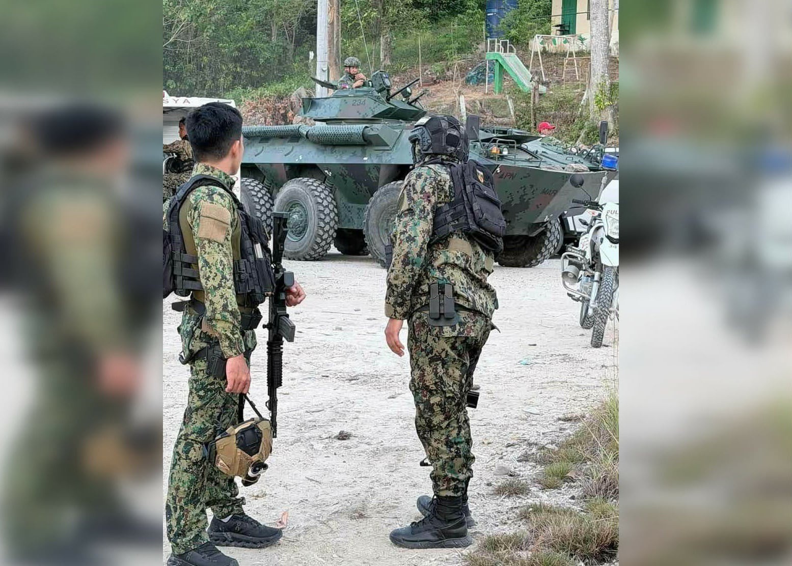 Marines force gunmen out from Cotabato’s Timako Hill