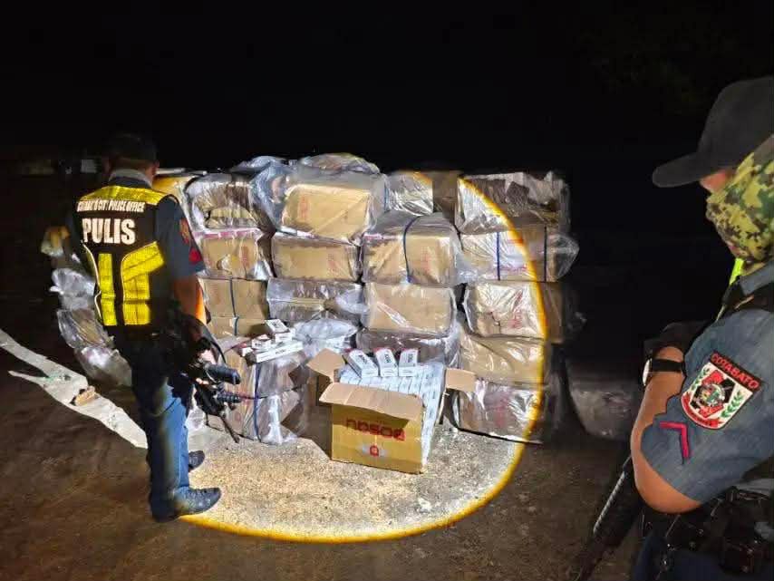 P2.9-M halaga ng sigarilyo nasamsam sa Cotabato City