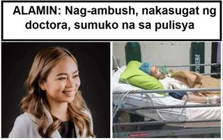 Nag-ambush ng doctora sumuko sa pulisya