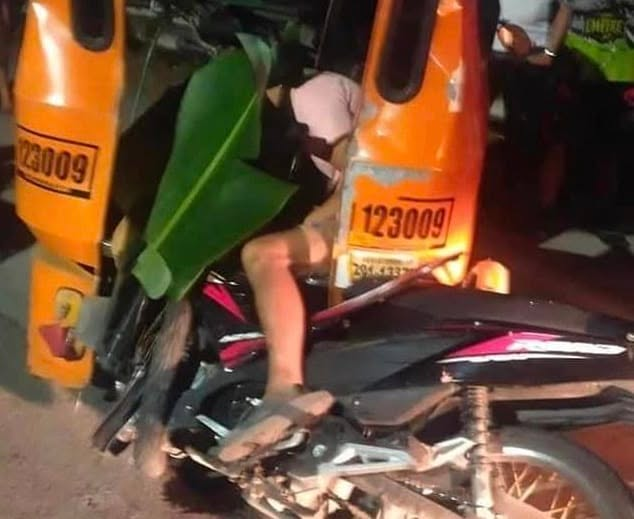 Motorista nakabundol ng tricyle, tekpok
