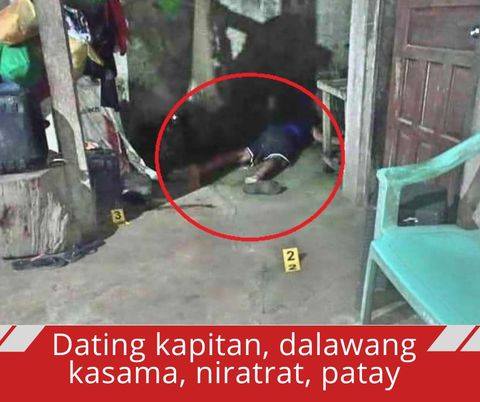 Dating kapitan, 2 kasama niratrat patay