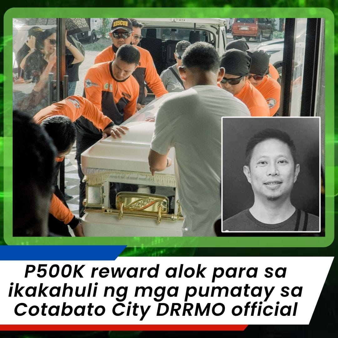 P500K reward sa pumaslang sa Cotabato City DRRMO official