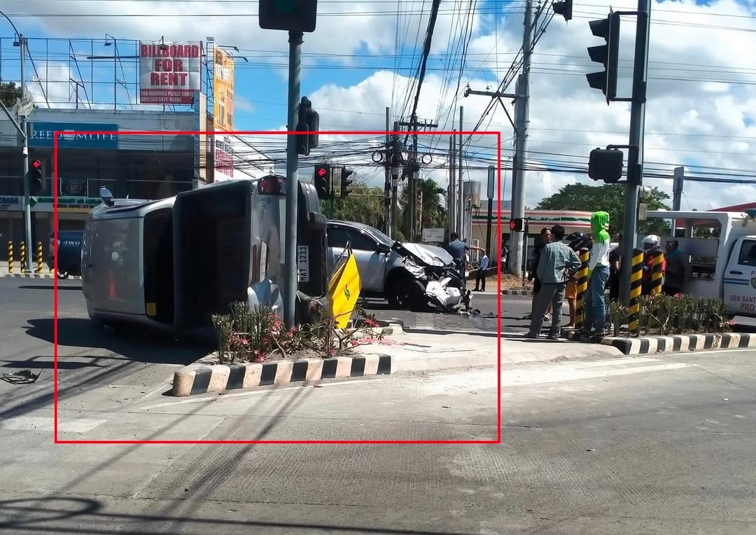 Sundin ang traffic light signals upang walang ganitong aksidente