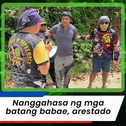 Nanggahasa ng mga batang babae, arestado