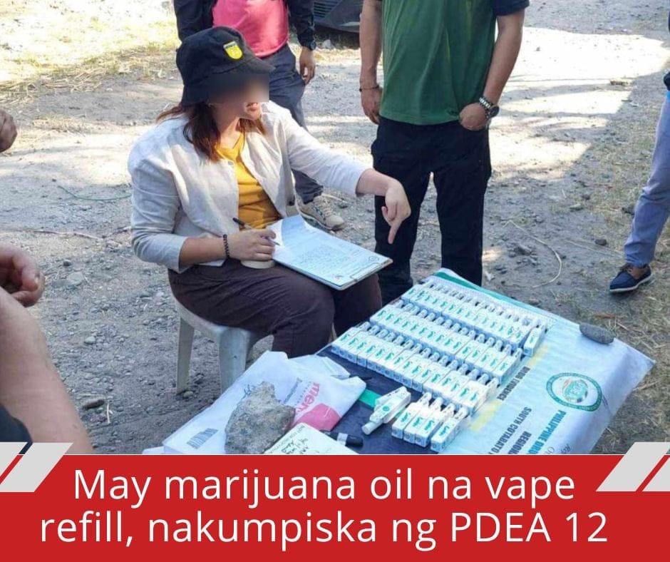 Vape refill may marijuana oil, nasamsam