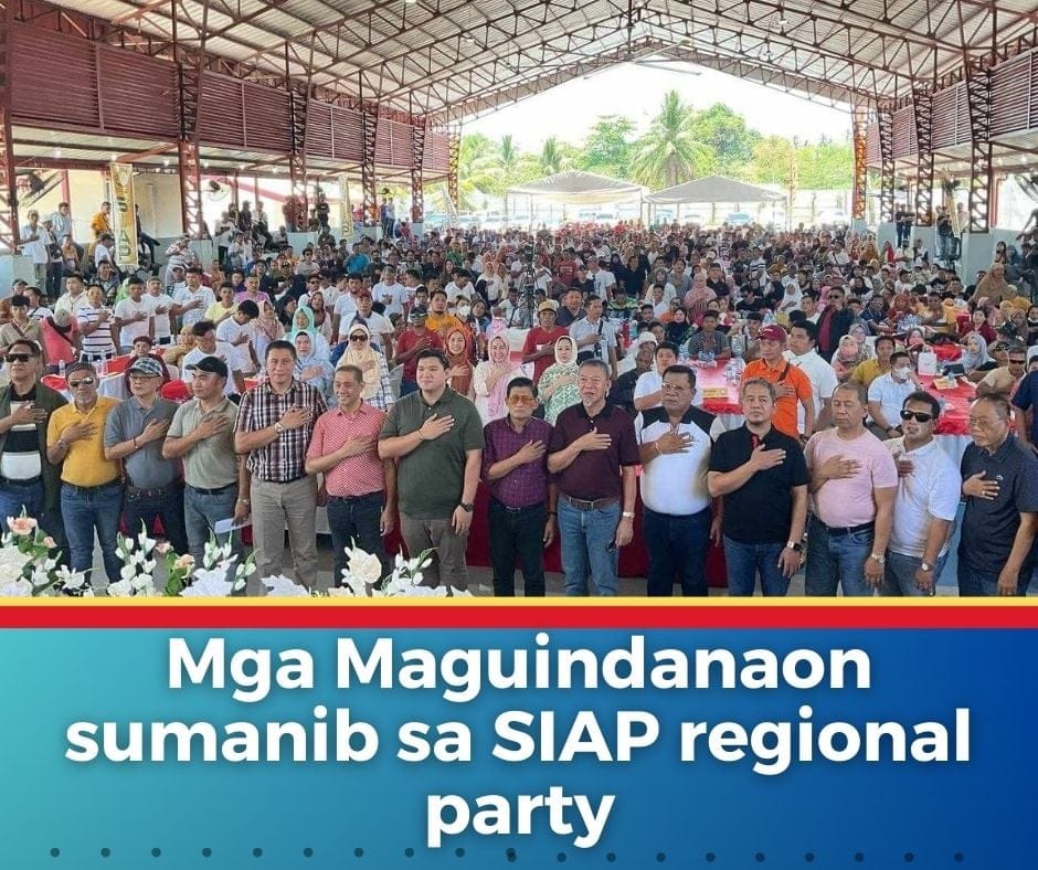 Mga Maguindanaon sumanib sa SIAP regional party