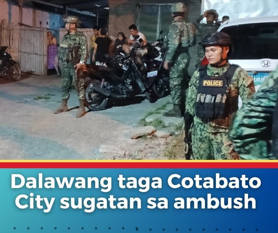 Dalawa sugatan sa ambush sa Cotabato City