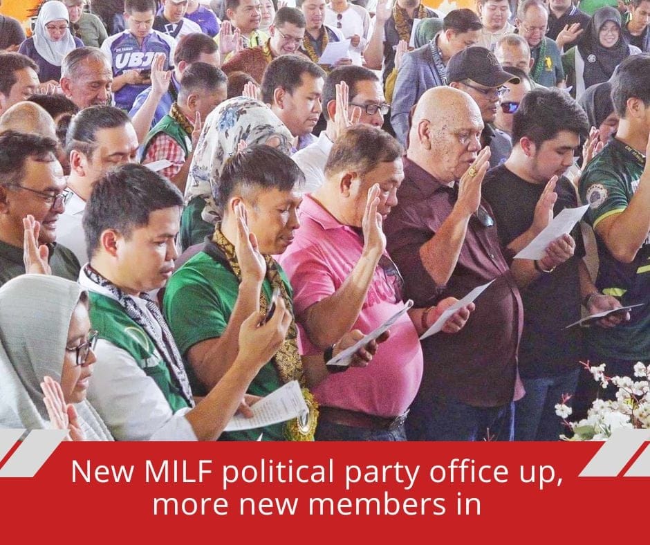 New MILF political party office up, more new members in