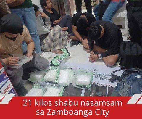21 kilos shabu nasamsam sa Zamboanga City