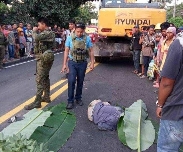 Nasagasaan ng backhoe, patay!