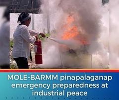 MOLE-BARMM pinapalaganap emergency preparedness at industrial peace