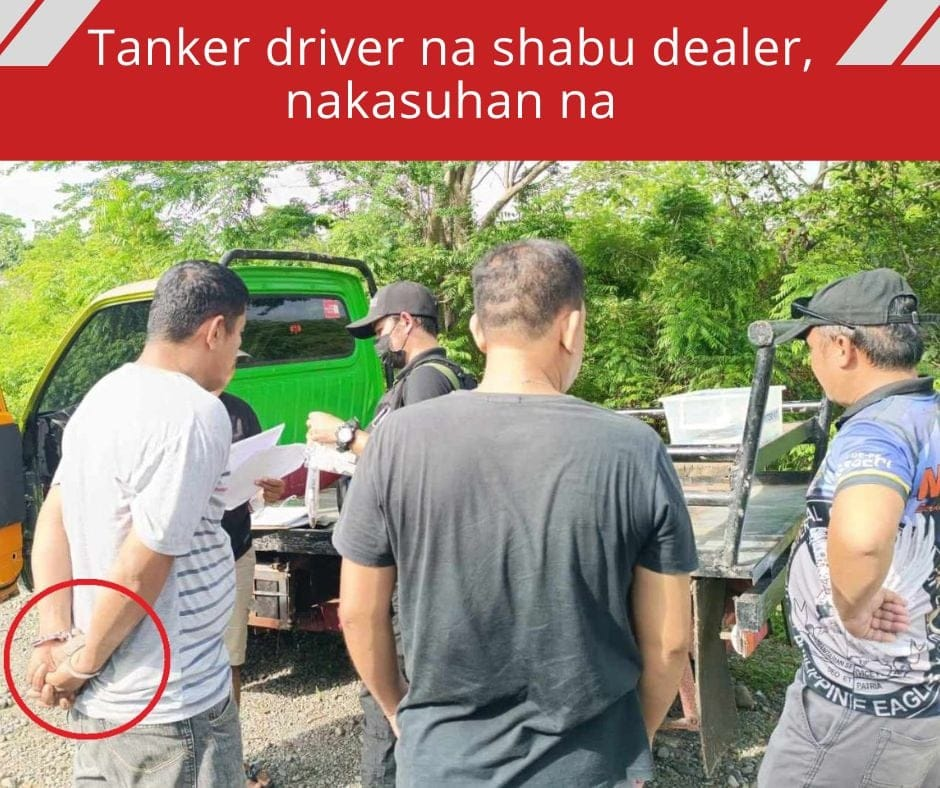 Tanker driver na shabu dealer, nakasuhan na