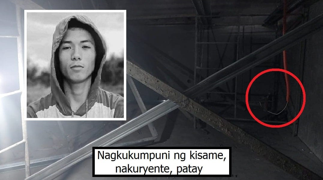 Nagkukumpuni ng kisame, nakuryente, patay