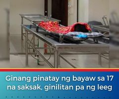 Ginang pinatay ng bayaw sa 17 na saksak, ginilitan pa ng leeg