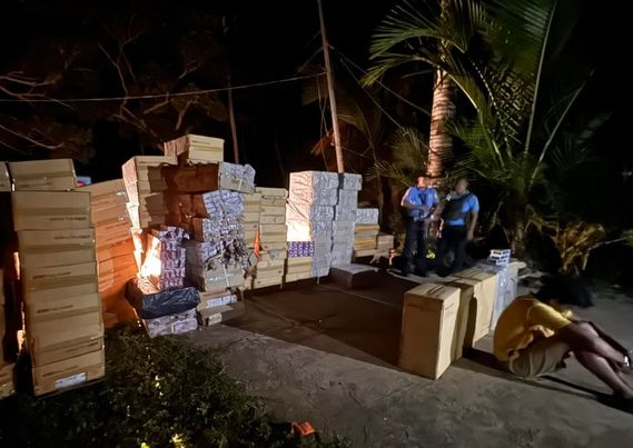 P5.6-M halaga ng imported na sigarilyo, nasamsam sa Sulu