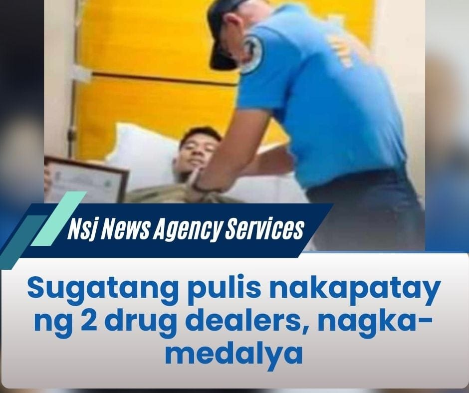 Sugatang pulis nakapatay ng 2 drug dealers, nagka-medalya