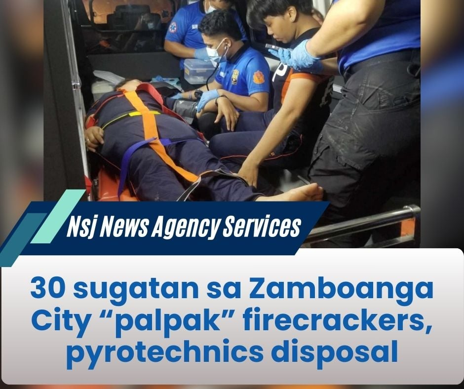 30 sugatan sa Zamboanga City “palpak” firecrackeds, pyrotechnics disposal